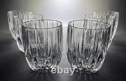 6 Double Old Fashioned Glasses Cut Lead Crystal MIKASA PARK LANE Made in Germany