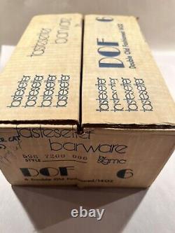 6 Kliban Flying Super Cat Double Old Fashioned Glasses Barware NIB Tastesetter