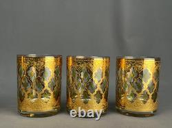 6 MCM Culver VALENCIA 4 1/4 Double Old-Fashioned 14 oz Glasses EUC