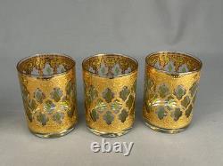 6 MCM Culver VALENCIA 4 1/4 Double Old-Fashioned 14 oz Glasses EUC