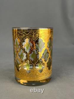 6 MCM Culver VALENCIA 4 1/4 Double Old-Fashioned 14 oz Glasses EUC