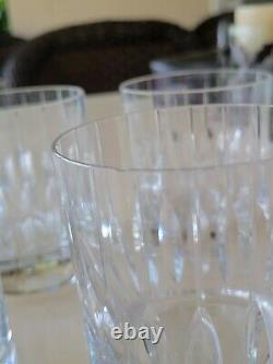 6 Mikasa Park Avenue Dof Double Old Fashioned Crystal Glasses Euc Discontinued