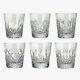 6 New Waterford Crystal Pattern Of The Sea Double Old Fashioned Glasses Nib