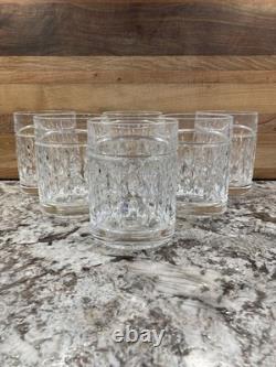 (6) Ralph Lauren Crystal ASTON Double Old Fashioned Glasses