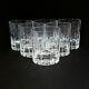 6 (Six) ROYAL CRYSTAL ROCK-RCR TIMELESS Cut Crystal Double Old Fashioned Glasses