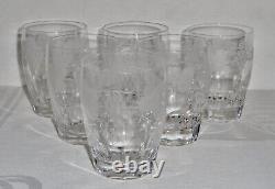 6 Stuart Crystal AUDLEY Double Old Fashioned glasses flat tumbler rocks DOF 4