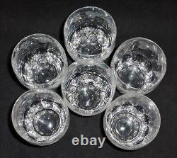 6 Stuart Crystal AUDLEY Double Old Fashioned glasses flat tumbler rocks DOF 4