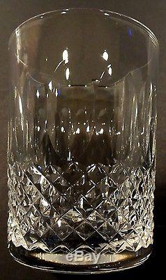 6 VINTAGE WATERFORD CRYSTAL COLLEEN DOUBLE OLD FASHIONED 12 oz. GLASSES 4 3/8