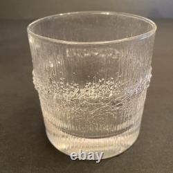 6 Vintage Iittala Finland Niva 12oz Double Old Fashioned Glasses Tapio Wirkkala