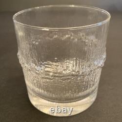 6 Vintage Iittala Finland Niva 12oz Double Old Fashioned Glasses Tapio Wirkkala