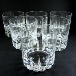 6 Vintage Rosenthal Wedge Double Old Fashioned Tumblers Glasses 275ml