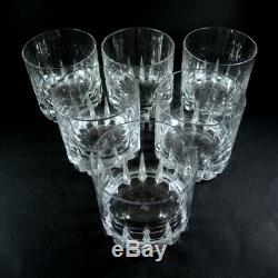 6 Vintage Rosenthal Wedge Double Old Fashioned Tumblers Glasses 275ml