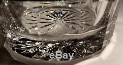 6 Vintage Waterford Crystal Lismore Double Old Fashioned Glasses 4 3/8 Ireland