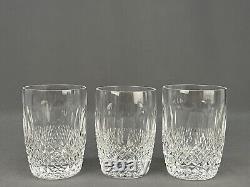 6 Waterford COLLEEN Short 4 1/2 Tumbler Double Old-Fashioned 12oz Glasses EUC