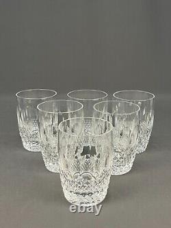 6 Waterford COLLEEN Short 4 1/2 Tumbler Double Old-Fashioned 12oz Glasses MINT