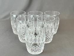 6 Waterford COLLEEN Short 4 ½ Tumbler Double Old-Fashioned 12oz Glasses MINT