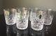 6 Waterford Crystal Lismore Double Old Fashioned Glasses Tumblers 4 3/8 Tall