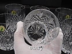 6 Waterford Crystal Lismore Traditions Barrel Shaped Dbl Old Fashioned Glasses