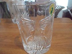6 Waterford Crystal Millennium 5 Toasts Double Old Fashioned Glasses