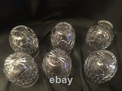6 Waterford Crystal POWERSCOURT 12 oz Flat Tumbler Double Old Fashioned Glasses
