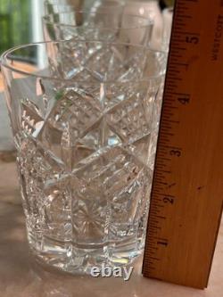 6 Waterford Grainne Double Old Fashioned STUNNING! RL