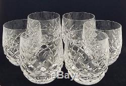 (6) Waterford Powerscourt Double Old Fashioned Glasses, 3 1/2