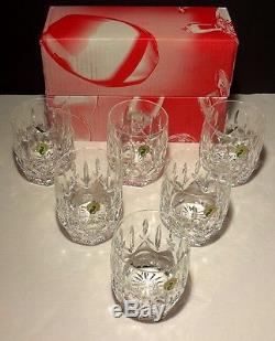 6 Waterford Westhampton Double Old Fashioned Tumbler Glasses