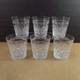 6 Wedgwood Crystal Cheslyn Double Old Fashioned Tumblers 4 Tall VGC