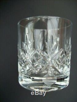 6 X Royal Doulton Crystal Georgian Double Old Fashioned Whisky Glasses