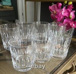 7 Mikasa Boardroom Crystal Double Old Fashioned Barware 4 Tall New