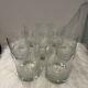 7 Pcs Libbey Frosty Pines Drinking Glasses Double Old Fashioned Tumbler Vintage