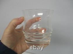 7 Signed Baccarat Double Old Fashioned Glasses