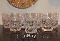 7 Waterford Colleen Vintage Double Old Fashioned Whiskey Tumblers Glasses 14 Oz