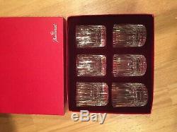 8 Baccarat Crystal Harmonie Double Old Fashioned Tumblers 4 1/8 Tall