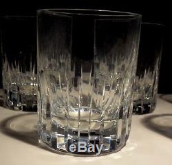 8 Baccarat Crystal Rotary Double Old Fashioned 12 Ounce Tumbler 4 1/8