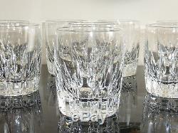 8 Lenox Firelight-Clear Double Old Fashioned Glasses