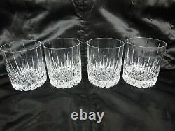 8 Mikasa Arctic Lights Glasses 4 Double Old Fashioned 4 Highball 5 1/4