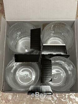 (8) Ralph Lauren GLEN PLAID Double Old Fashioned Glasses 11.8 oz. NEW IN BOX