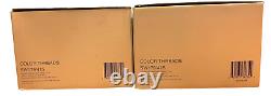 8 Studio Nova Color Threads Double Old Fashioned Glasses NEW IN BOX 17 Fl Oz