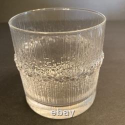 8 Vintage Iittala Finland Niva 12oz Double Old Fashioned Glasses Tapio Wirkkala