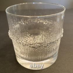 8 Vintage Iittala Finland Niva 12oz Double Old Fashioned Glasses Tapio Wirkkala