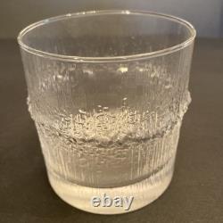 8 Vintage Iittala Finland Niva 12oz Double Old Fashioned Glasses Tapio Wirkkala
