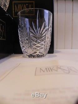 8 Water Goblet Covent Garden & 3 Double Old Fashioned by MIKASA