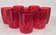 8 Waterford Marquis Crystal Brookside Red Double Old-fashioned Whiskey Rock Set