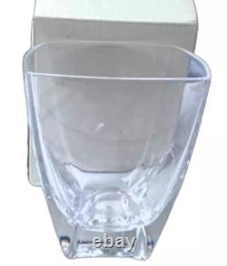8 Wedgwood VERA WANG Cabochon Crystal Double Old Fashioned Glass DISCONTINUED
