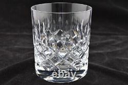 8 x Towle Crystal King Richard Double Old Fashioned Glasses 3 7/8 Mint Cond