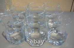 9 Arcoroc Octime Double Old Fashioned Scotch Glasses 10 oz lot 1