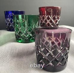 Ajka ARABELLA Cut To Clear Double Old Fashioned Rocks Set NEW-Excellent