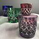 Ajka ARABELLA Cut To Clear Double Old Fashioned Rocks Set NEW-Excellent