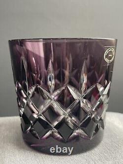 Ajka ARABELLA Cut To Clear Double Old Fashioned Rocks Set NEW-Excellent